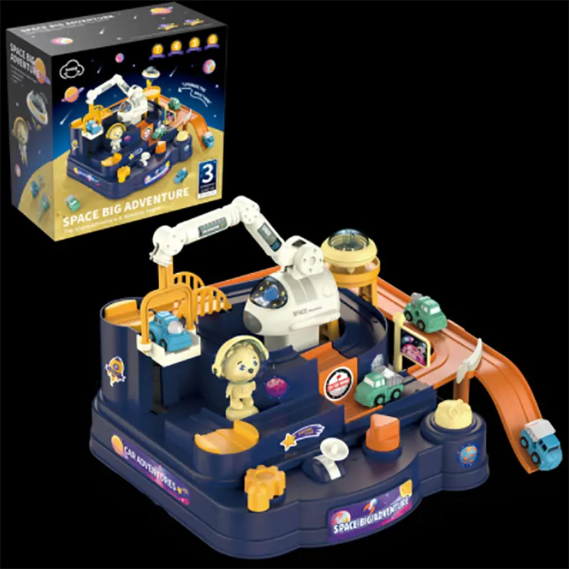 Magnetisk Bilbane – Interaktiv Montessori Legetøj med Biler Toys Tech Butik Kosmos 2 biler