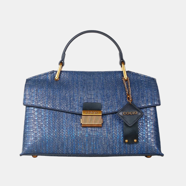 Taske med Slangetryk – Elegant Struktur og Moderne Design Tasker Tech Butik