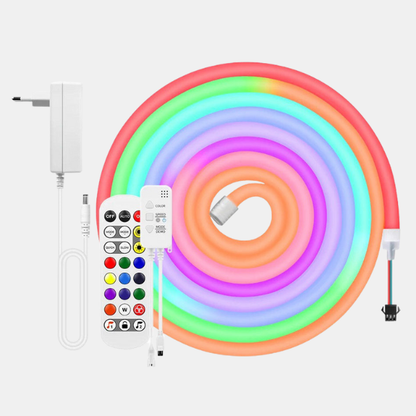 Minimalistisk Neon LED Reblys – Fleksibel Stemningsbelysning med Smart Kontrol String Lights Tech Butik 1m