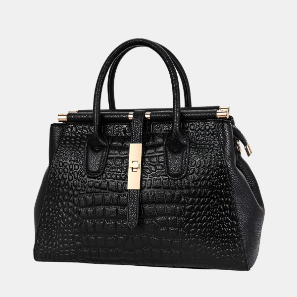 Taske i Præget Læder – Elegant Struktur og Tidløst Design Bags, Pouches & Wallets Tech Butik