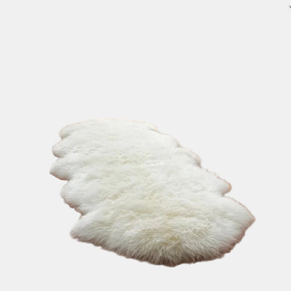Ultra-Blød lammeskind-tæppe for Hygge og Luksus i Hjemmet Tæppe Tech Butik Hvid 2×4ft