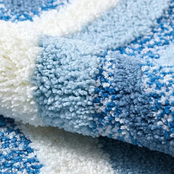 Skridsikker Bademåtte med Bølgeinspireret Design – Blød, Absorberende og Komfortabel Hele Dagen Bathroom Accessories Tech Butik
