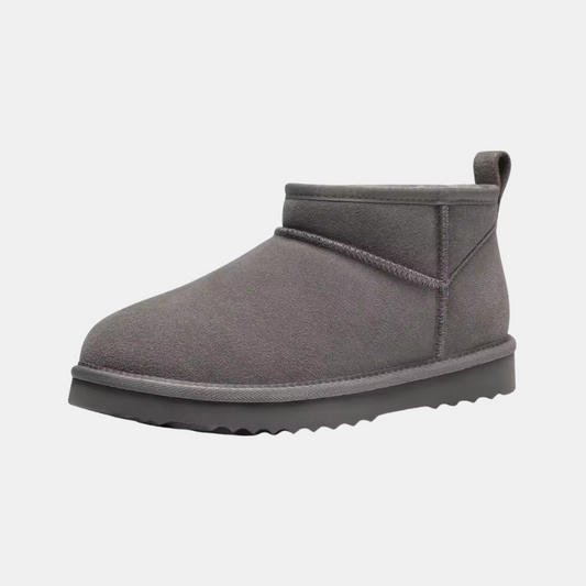 Grå Ankelstøvler til Damer med Varm Pelsfoder – Ultra Mini Plateau for Vinterstil & Komfort Kvinders Støvler Tech Butik Grå 36