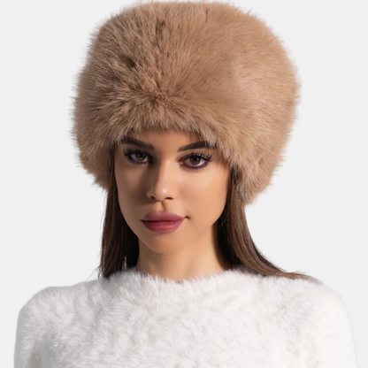 Pelshue – Rund, Varm og Elegant til Kolde Dage Fur Hat Tech Butik Kaki
