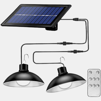 Wireless Solar LED Lamp Set with Remote Control – TwinRay Tech Butik