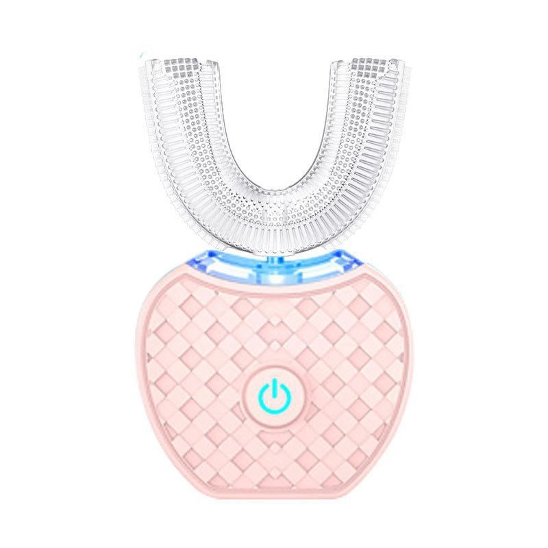 Ultralyd Elektrisk Tandbørste – 360° Dybderens for Strålende Tænder Electronics & Gadgets Tech Butik Lyserød