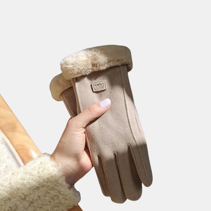 Fleece Handsker – Varme, Bløde og Komfortable Hele Dagen Clothing Accessories Tech Butik Brun En størrelse passer alle