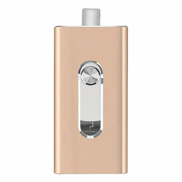 USB-flashdrev 3-i-1 – Praktisk Hukommelse til Android og PC Tech Butik Guld 64GB