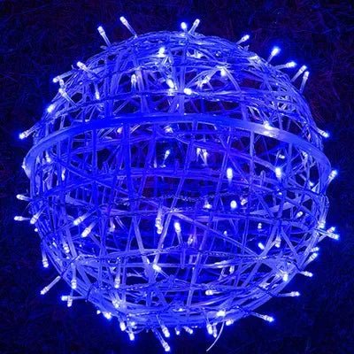 Dekorative LED-lys Kugler – Stemningsfuld Belysning til Inde- og Udebrug String Lights Tech Butik Blå