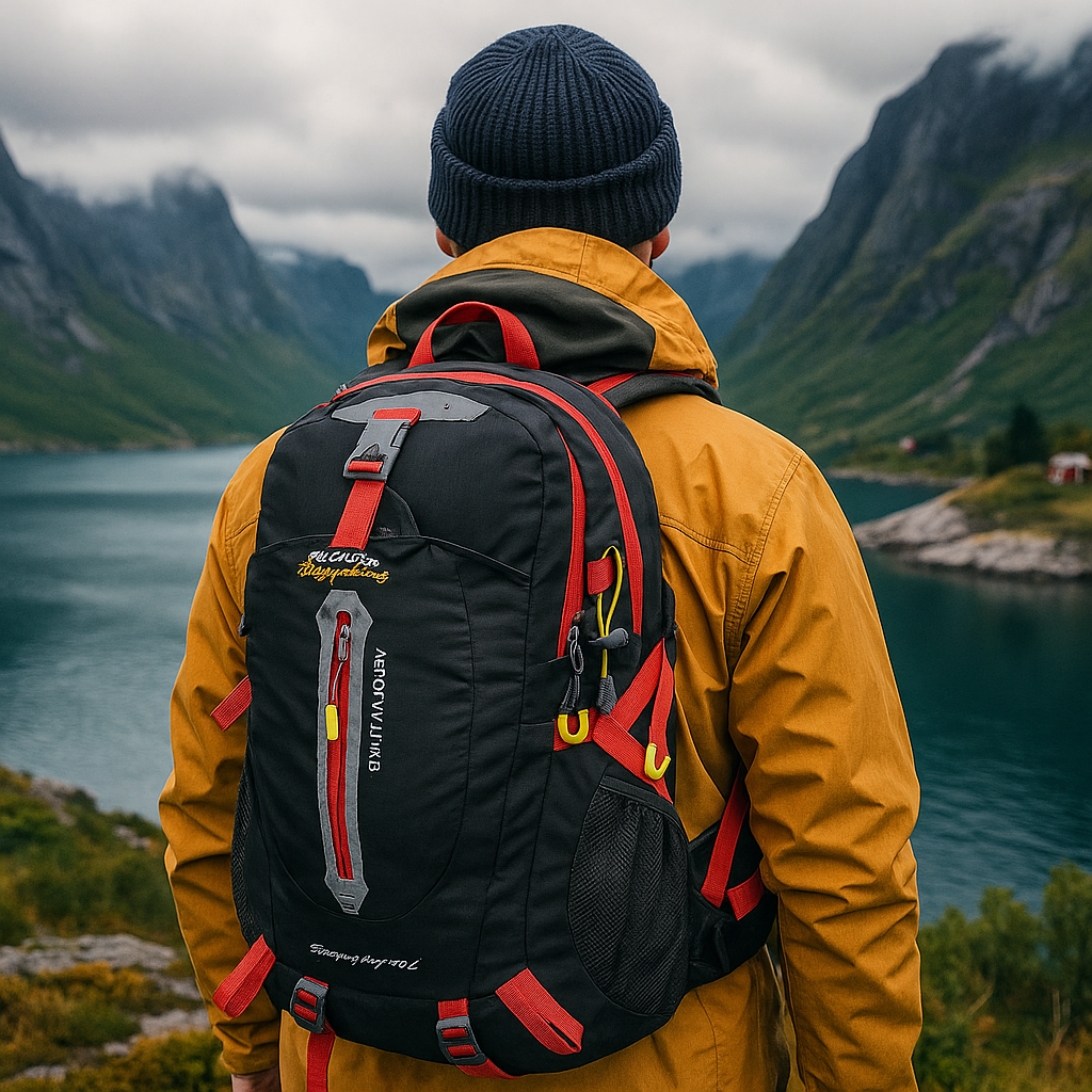 Rummelig 40L Rejserygsæk – Vandtæt Design til Camping og Eventyr Bags Tech Butik