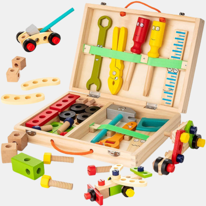 Værktøjskasse til børn – Legende Læring, Kreativitet og Finmotorik Educational Toys Tech Butik