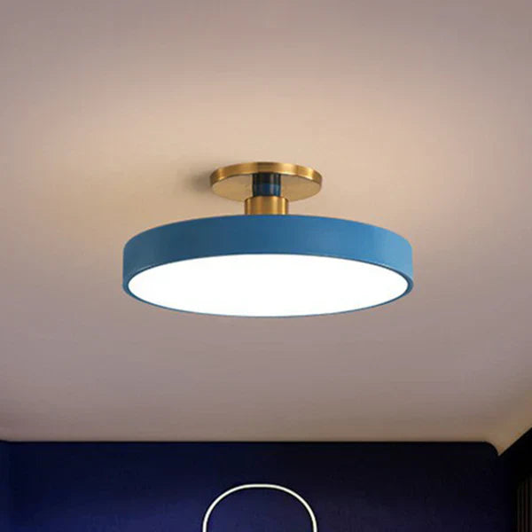 Moderne Nordisk Rund LED Loftlampe til Soveværelse og Stue Loftlamper Tech Butik