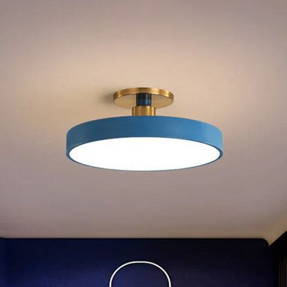 Moderne Nordisk Rund LED Loftlampe til Soveværelse og Stue Loftlamper Tech Butik