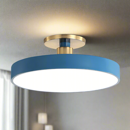 Moderne Nordisk Rund LED Loftlampe til Soveværelse og Stue Loftlamper Tech Butik