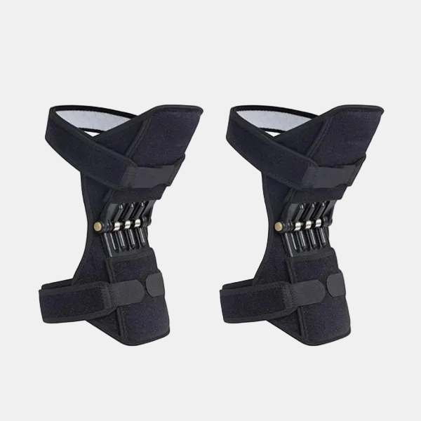 Knebåndage med Ledstøtte – Stabiliserende Knæbandage til Daglig Brug Tech Butik Sort 2 stykker