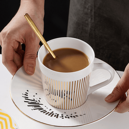 Kreativ Kaffekop – Elegant Design med Spejlrefleksion Mug Tech Butik