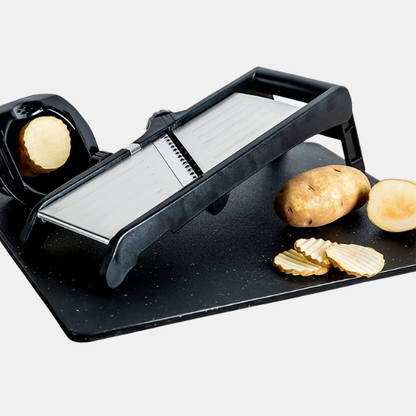 Premium Madskærer med Skærehandsker – Præcis, Sikker og Effektiv i Køkkenet ****Premium Foodsnijder met Snijbestendige Handschoenen Tech Butik Justerbar Mandolin