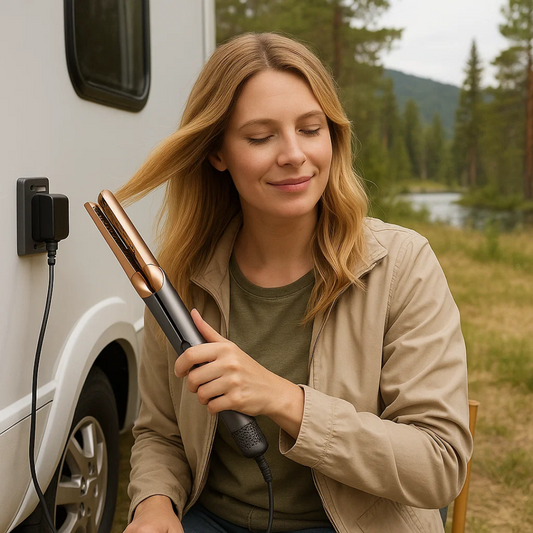 2-i-1 Hårtørrer og Glattejern – Let Hårstyling med Hastighed og Præcision Hair Dryer Tech Butik