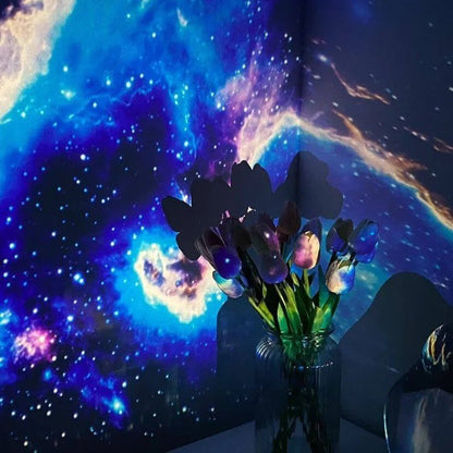 Galaxy Projektor – Stemningsfuld Galakseprojektor med Stjerner og Tågeeffekt Lighting & Lamps Tech Butik