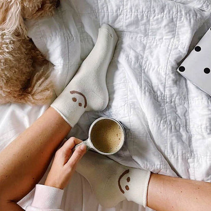 Glade Glad ansigt Sokker – Legende & Hyggeligt Fodtøj Socks Tech Butik