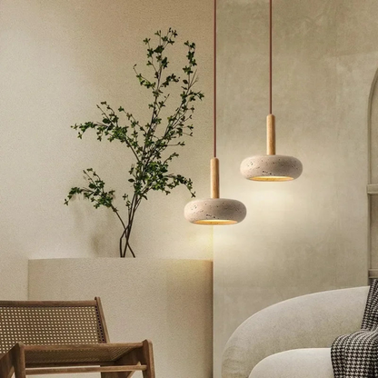 Minimalistisk Stenpendellampe – Stilfuldt Lys til Moderne Opholdsrum Pendant Lights Tech Butik
