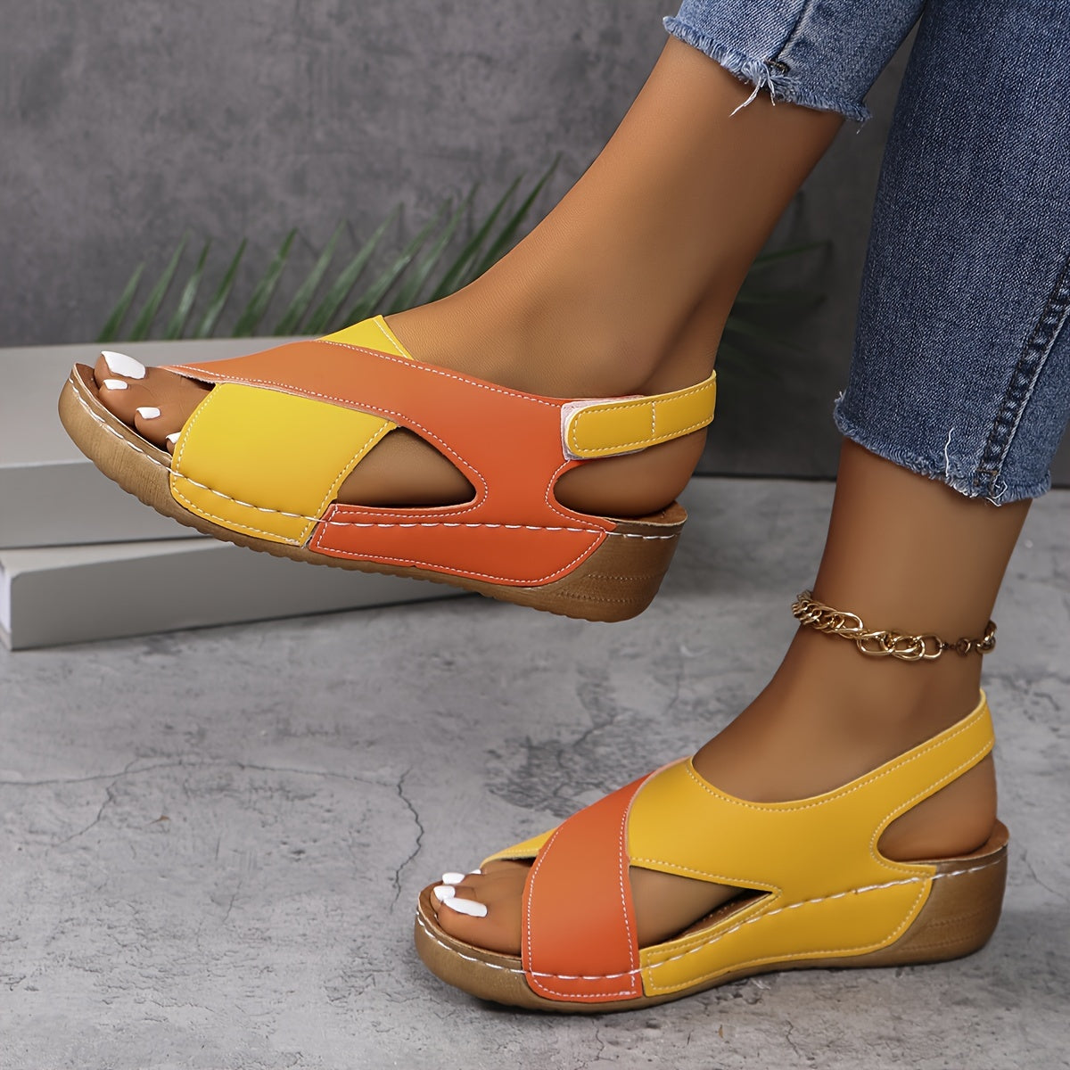 Moderne Sandaler til Kvinder – Stil, Komfort & Alsidighed Women Sandals Tech Butik Orange 36