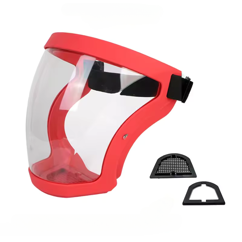 Fuld Ansigtsskærm – Ultimativ Sikkerhed med Komfortabel Pasform Home Tech Butik Rød Ansigtsskærm