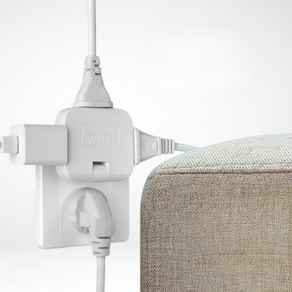 Kompakt og Elegant Stikdåse – Pladsbesparende Design til Hjem og Kontor Adapter Tech Butik