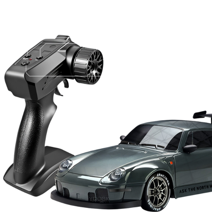 Racerbil 1:24 – Kraftfuld Drift, 4WD og Lysende Hjul til Timevis af Leg *Ultimate Drift Racer 1:24 - RC Auto met Verlichte Wielen Tech Butik