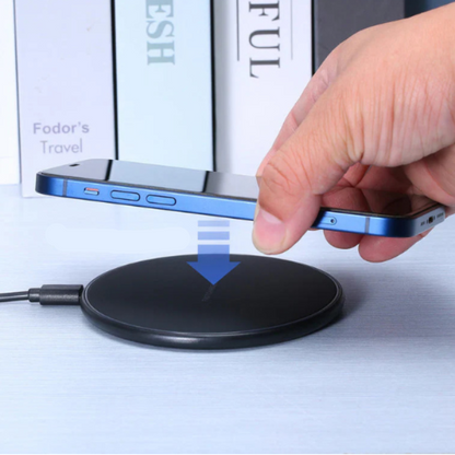 Trådløs Opladningsplade 30W – Hurtig og Elegant Opladning electric Tech Butik