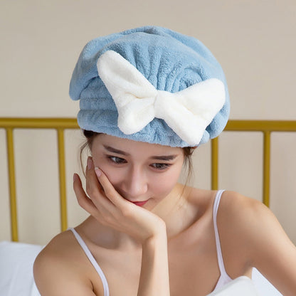 Ultraabsorberende Hårhåndklæde – Hurtig og Skånsom Tørring til alle Hårtyper Towel Tech Butik Blå