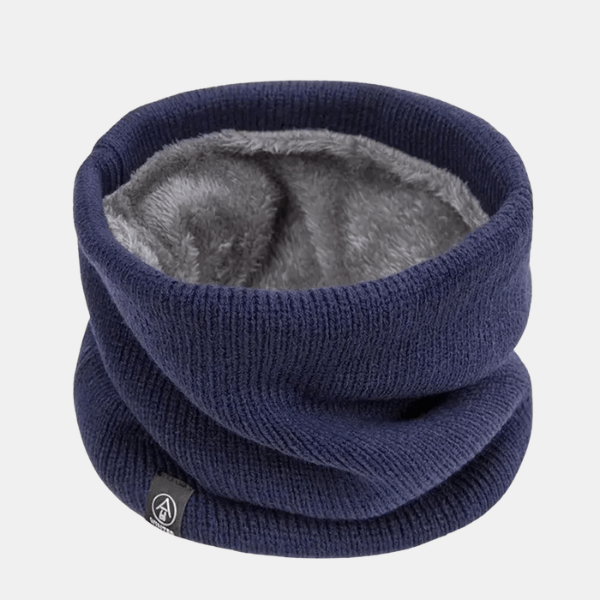 Termisk Strikket Halstørklæde – Varmt, Åndbart og Komfortabelt til Udendørsbrug Clothing Accessories Tech Butik Marineblå