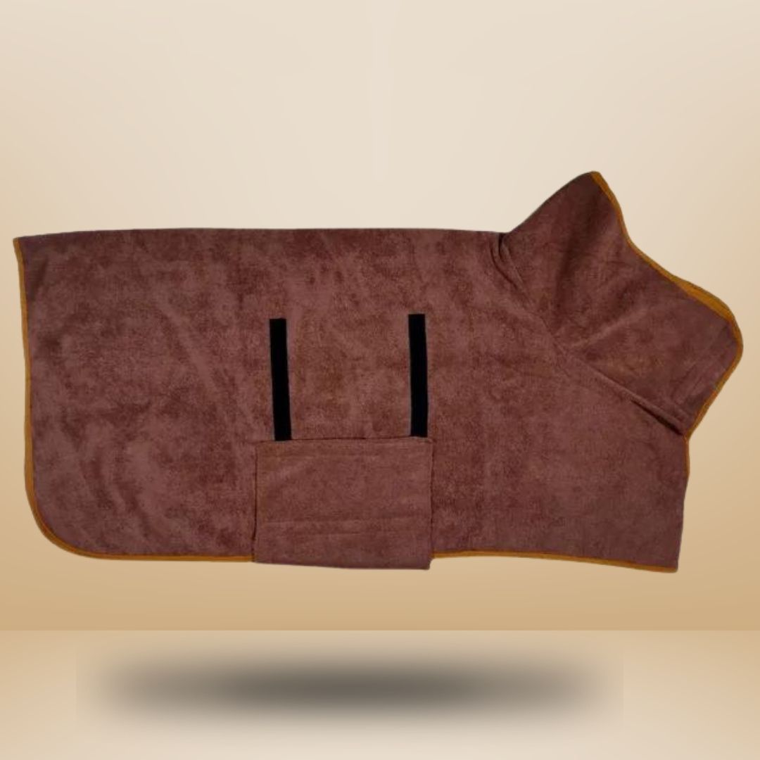 Ultra-Absorberende Hundevest – Hygget Badekåbe til Pleje Efter Badet Pets Tech Butik Maron XS