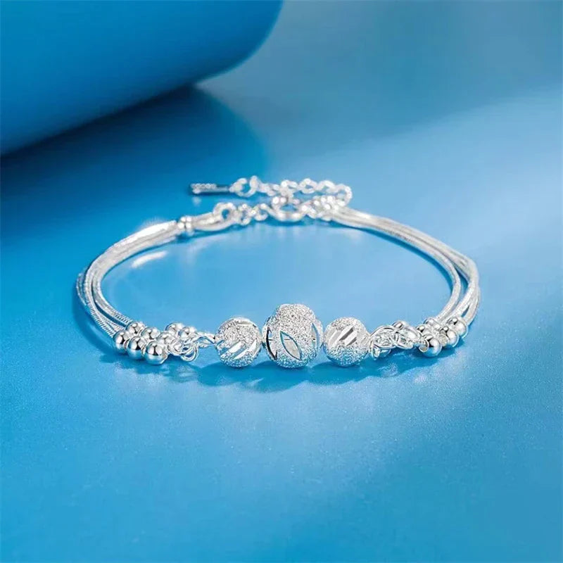 Luksus Lucky Sølvarmbånd – Elegant Charme for Velstand & Stil Jewelry Tech Butik