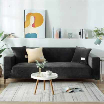 Strækbar Sofabetræk med Fuld Beskyttelse og Glat Pasform sofa cover Tech Butik Mørkegrå 1-personers 90-140CM