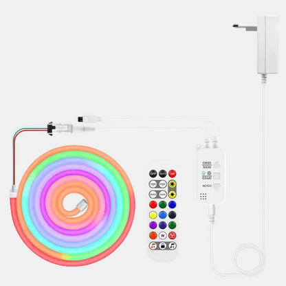 Minimalistisk Neon LED Reblys – Fleksibel Stemningsbelysning med Smart Kontrol String Lights Tech Butik