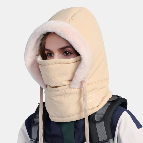 Termisk Vinter Cagoule – Vandafvisende, Justerbar og Varm Bomber Tørklæde Clothing Accessories Tech Butik Beige