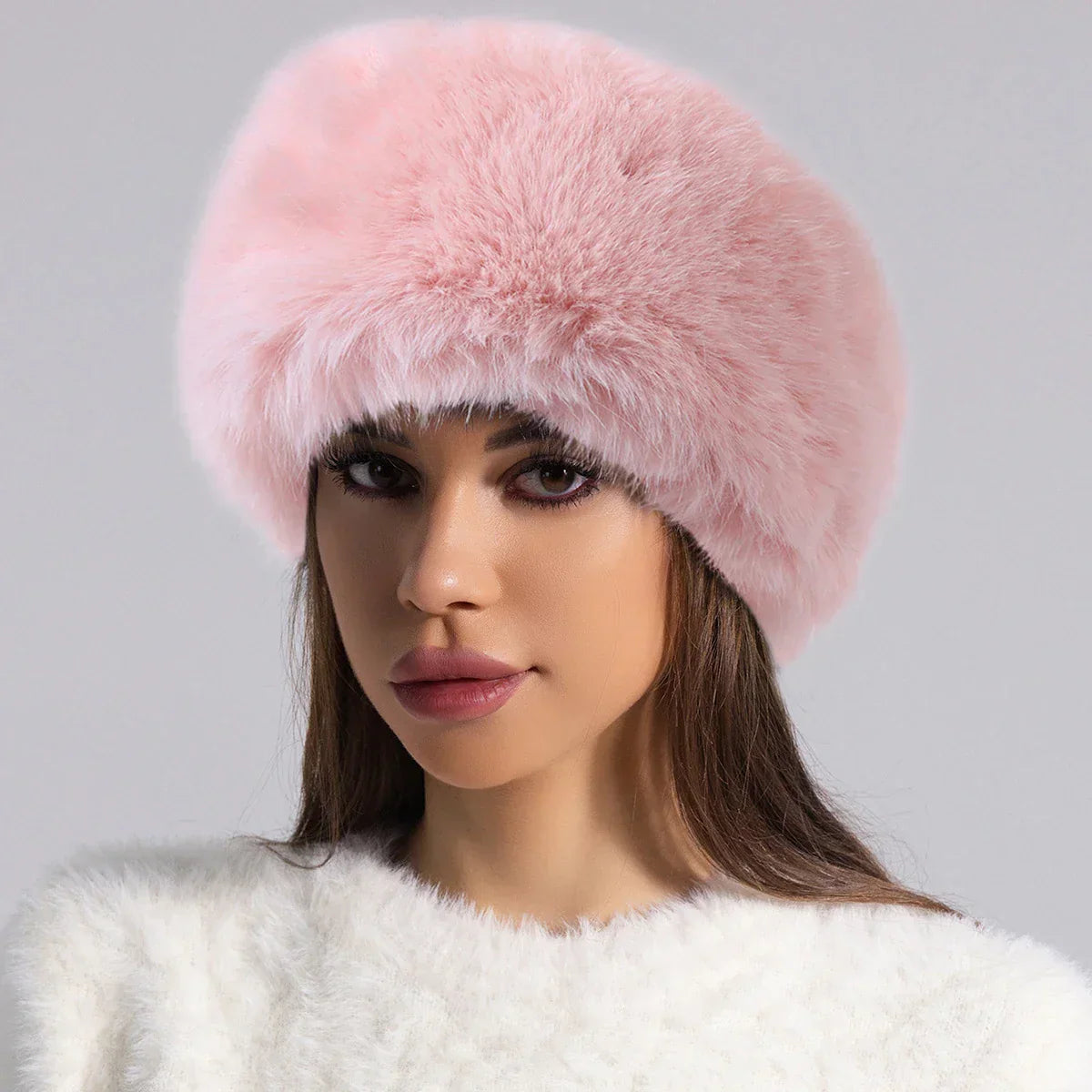 Pelshue – Rund, Varm og Elegant til Kolde Dage Fur Hat Tech Butik Rosa