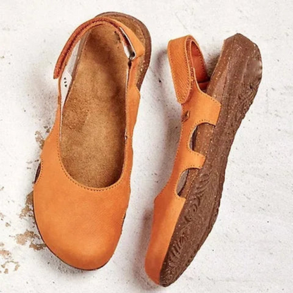 Ortopædiske Lukkede Sandaler til Kvinder – Komfort, Støtte & Hverdagens Stil Women Sandals Tech Butik Orange 35