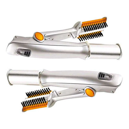 2-i-1 roterende hårbørste – ubesværet styling med krølle- og glattekraft Hair Brush Tech Butik