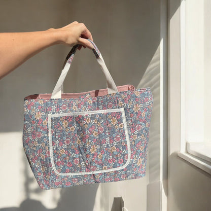 Blomstertaske – Stilfuld og rummelig hverdagstaske Tote Bag Tech Butik