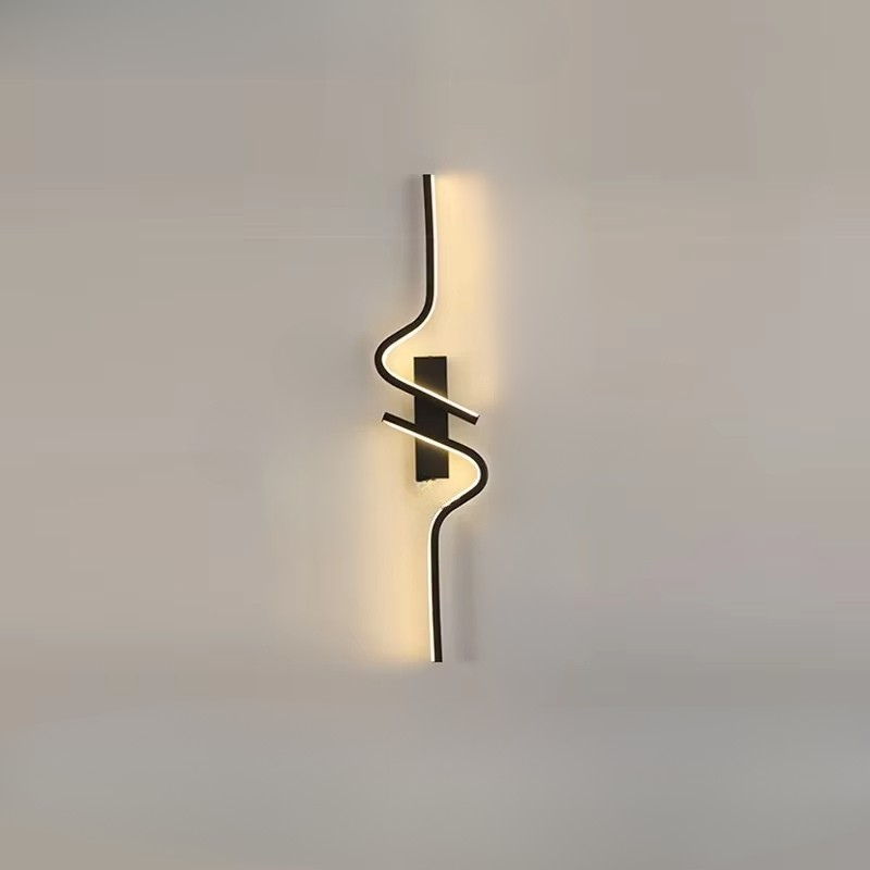 Moderne Minimalistisk Strip LED Væglampe til Soveværelse og Stue Lamp Tech Butik 60cm Varmt lys