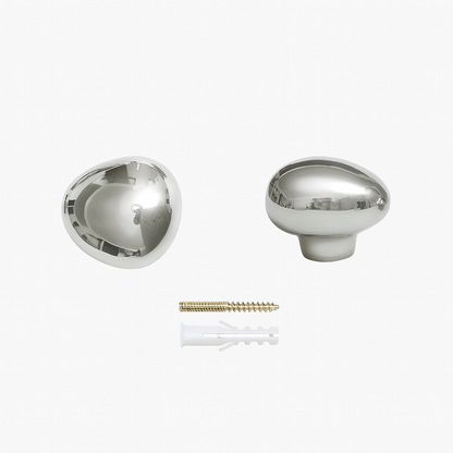 Raindrop Chrome Vægkroge – Slank og Holdbar Hængeløsning til Moderne Interiør Home Tech Butik Skrue Lille