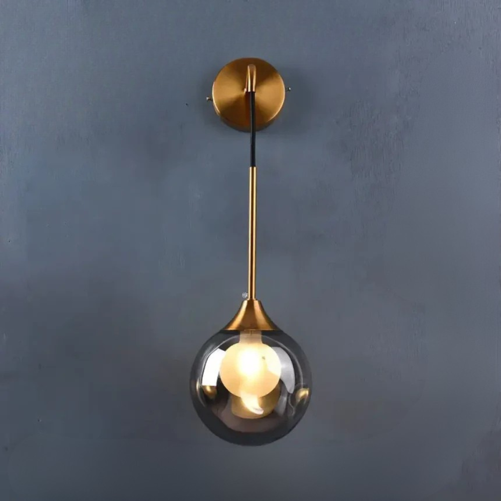 Moderne Væglampe til Stilfulde Minimalistiske Rum Væglamper Tech Butik Røgfarvet grå A