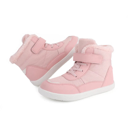 Børns Varm Barefoot Sko – Vandafvisende & Komfortable Til Aktiv Leg Shoes Tech Butik Hvid / Lyserød 25 | 3 - 4 år