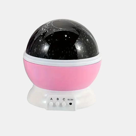 360° Himmelprojektor med Stjerneprojektion og Beroligende Musikfunktion Himmelprojektor Tech Butik Rosa
