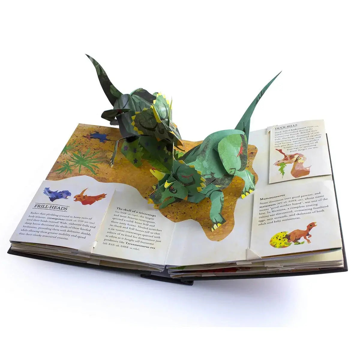 Interaktiv Dinosaur Pop-up Bog – Udforsk Jura-verdenen i 3D Media > Books > Non-Fiction Books > Pop-Up Books Tech Butik