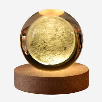 3D Astronomisk LED Kuglelampe Lamp Tech Butik A