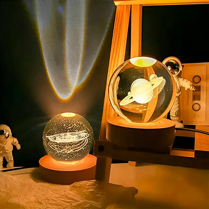 3D Astronomisk LED Kuglelampe Lamp Tech Butik