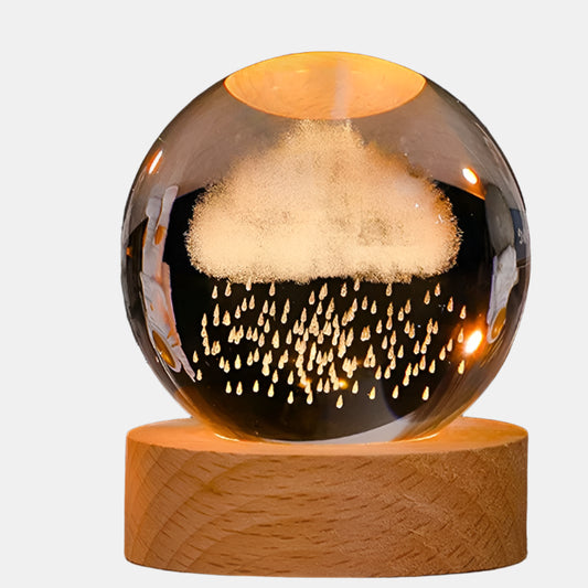 3D Galakse LED Kuglelampe til Rum med Stjernehimmel-Stemning Lamp Tech Butik Regnsky